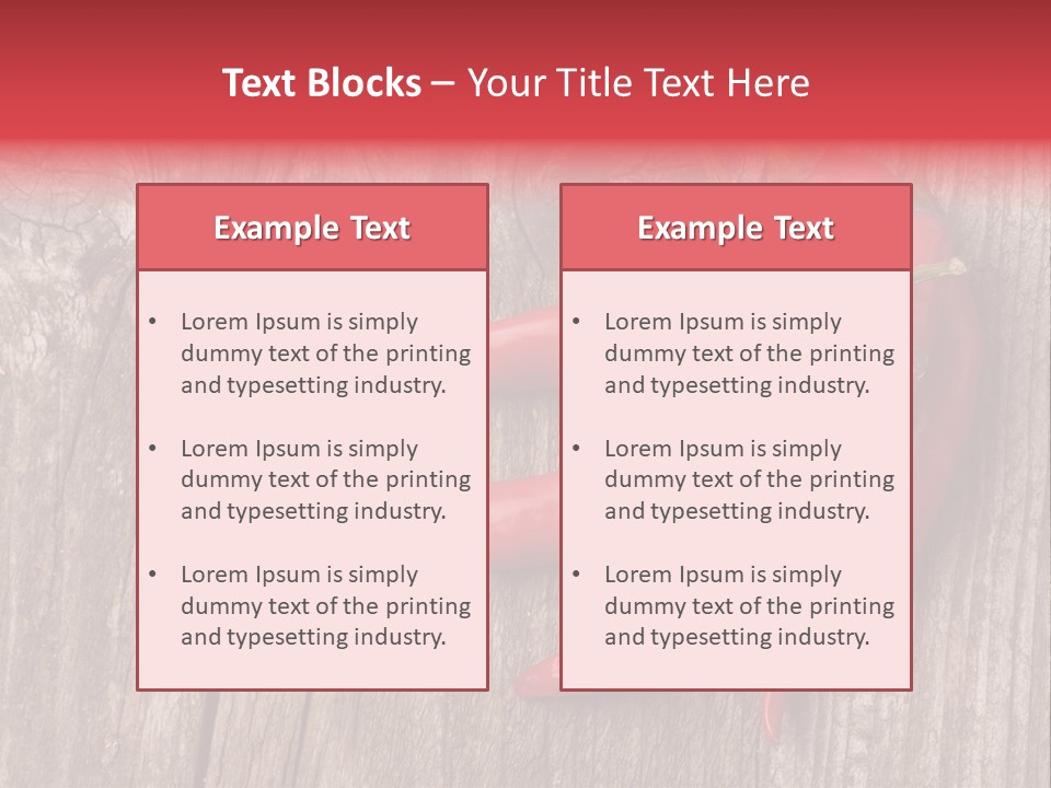 Hot Side Chilli PowerPoint Template
