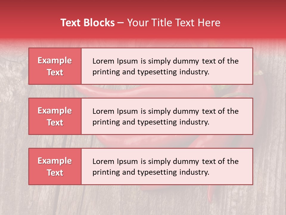 Hot Side Chilli PowerPoint Template