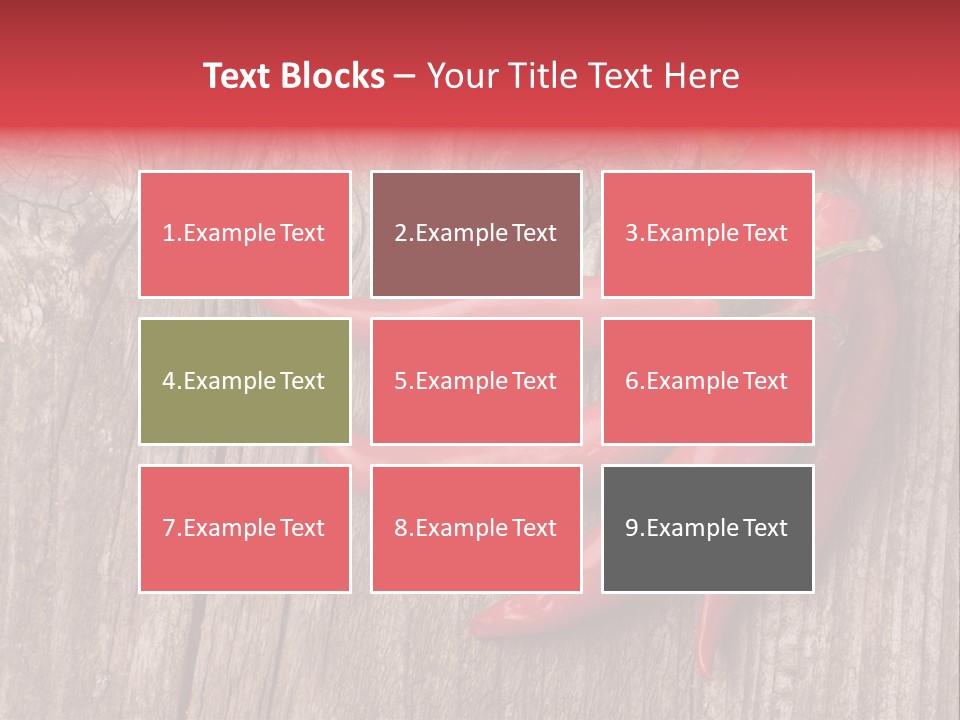 Hot Side Chilli PowerPoint Template