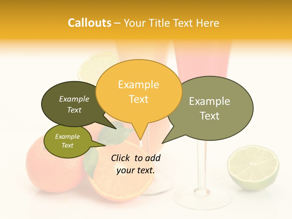 Glass White Liquid PowerPoint Template