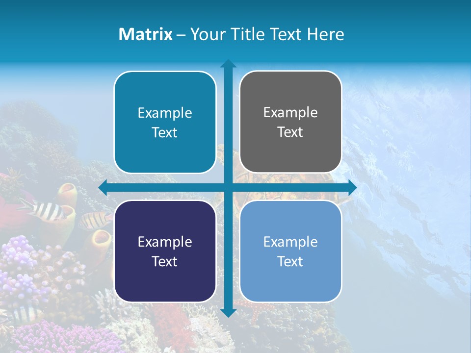 Coral Tropical Holiday PowerPoint Template