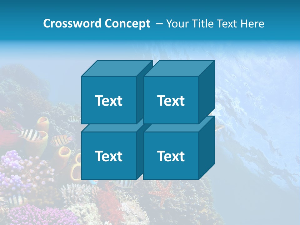 Coral Tropical Holiday PowerPoint Template