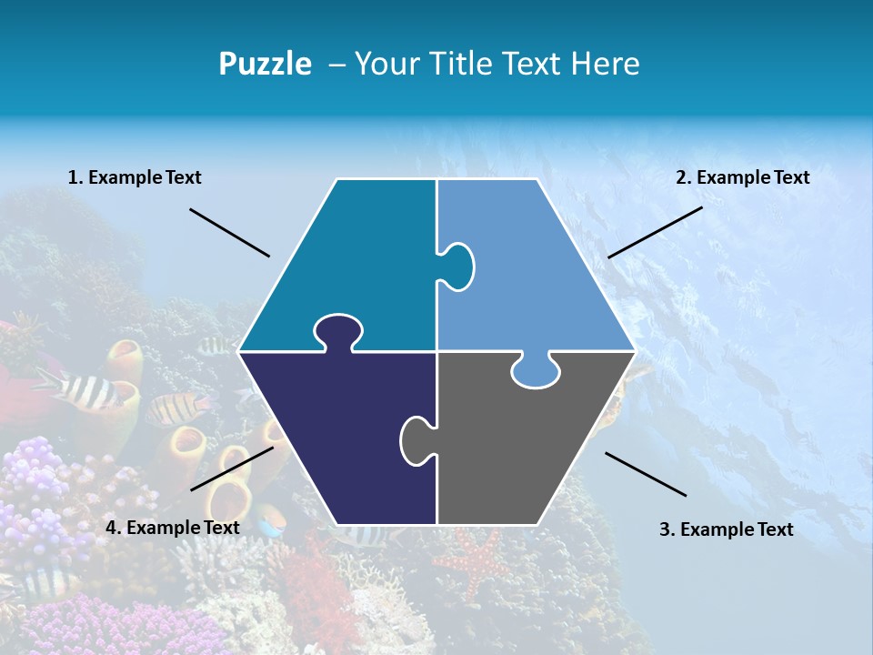 Coral Tropical Holiday PowerPoint Template