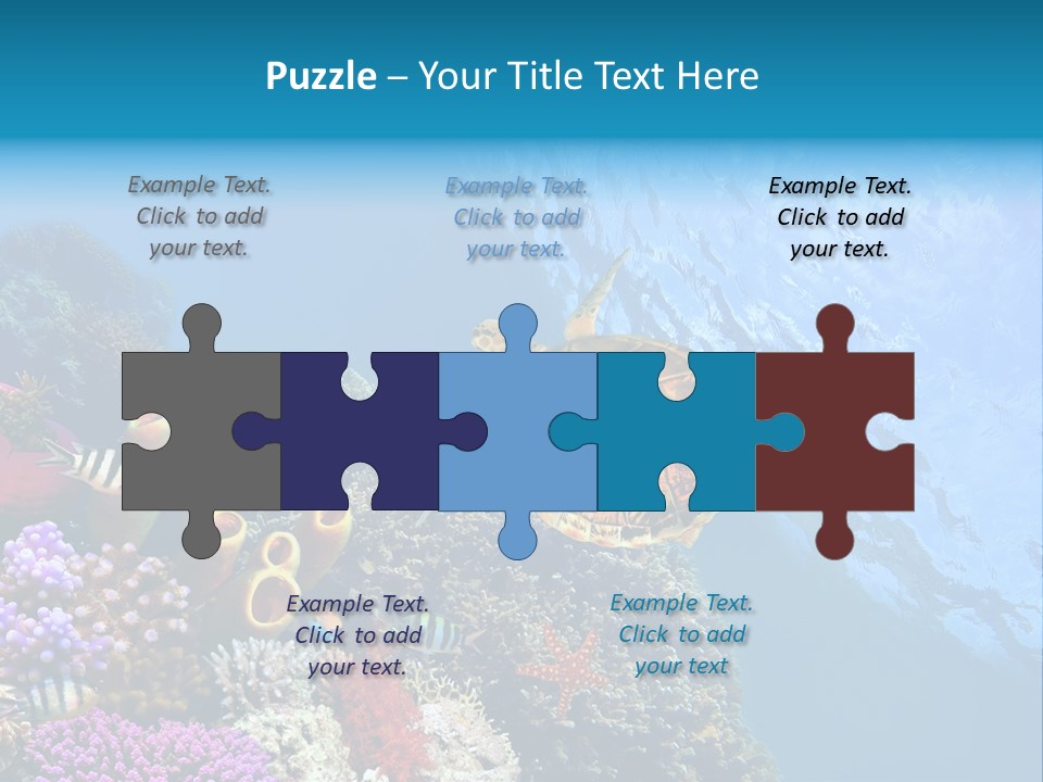 Coral Tropical Holiday PowerPoint Template