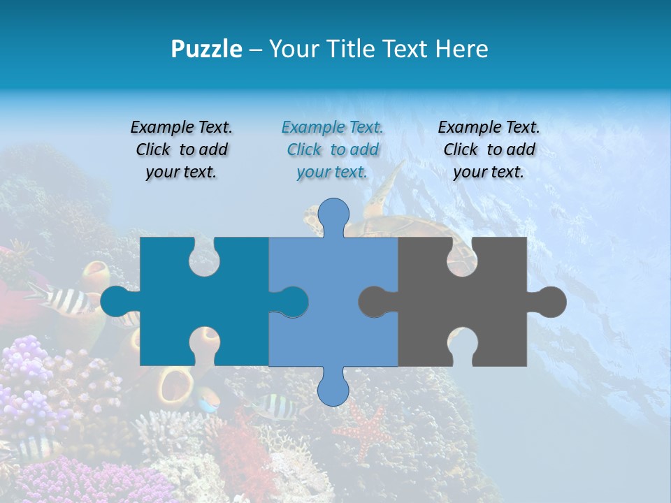 Coral Tropical Holiday PowerPoint Template