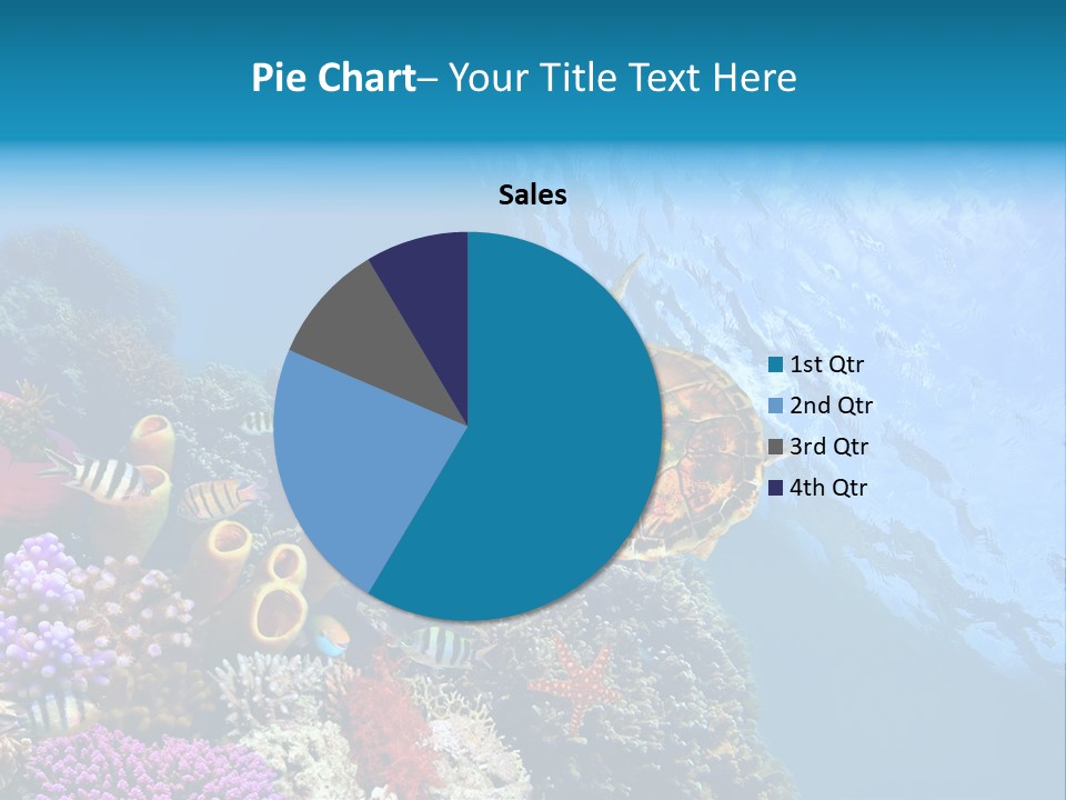 Coral Tropical Holiday PowerPoint Template