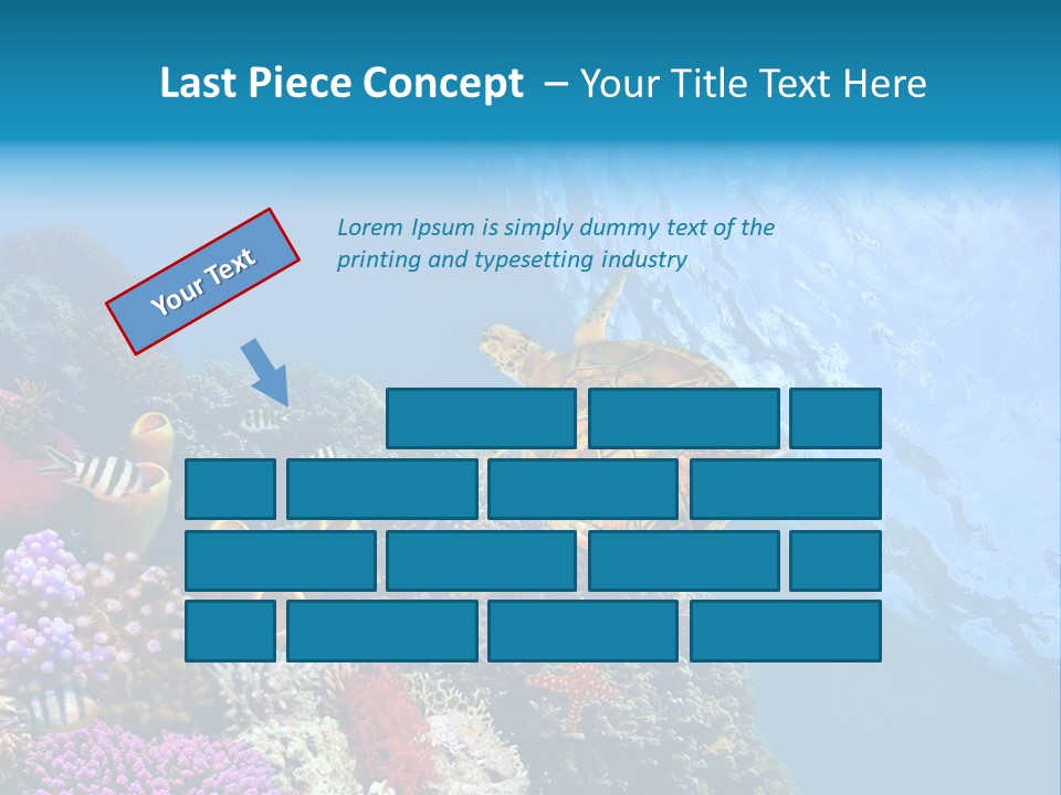 Coral Tropical Holiday PowerPoint Template