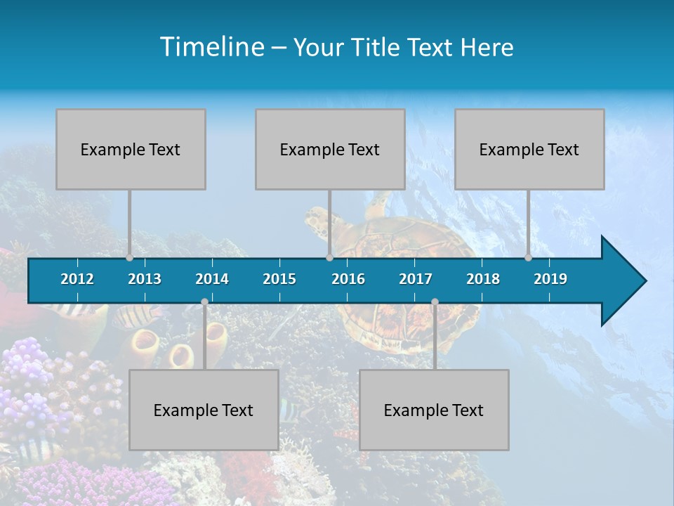 Coral Tropical Holiday PowerPoint Template