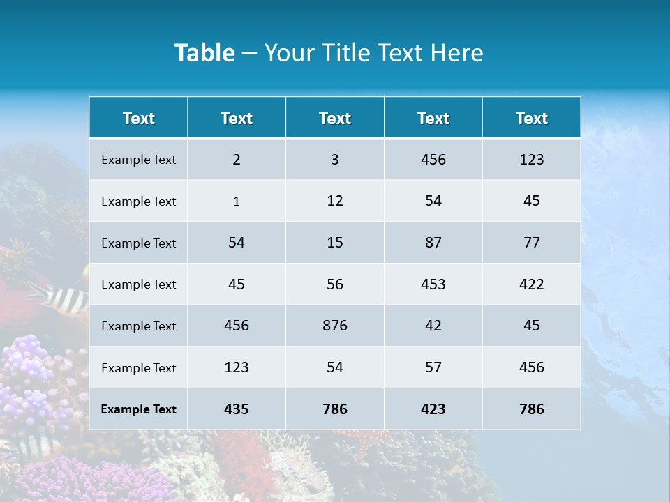 Coral Tropical Holiday PowerPoint Template