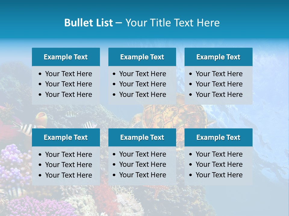 Coral Tropical Holiday PowerPoint Template