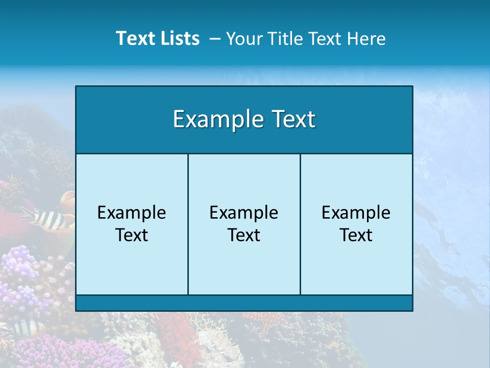 Coral Tropical Holiday PowerPoint Template