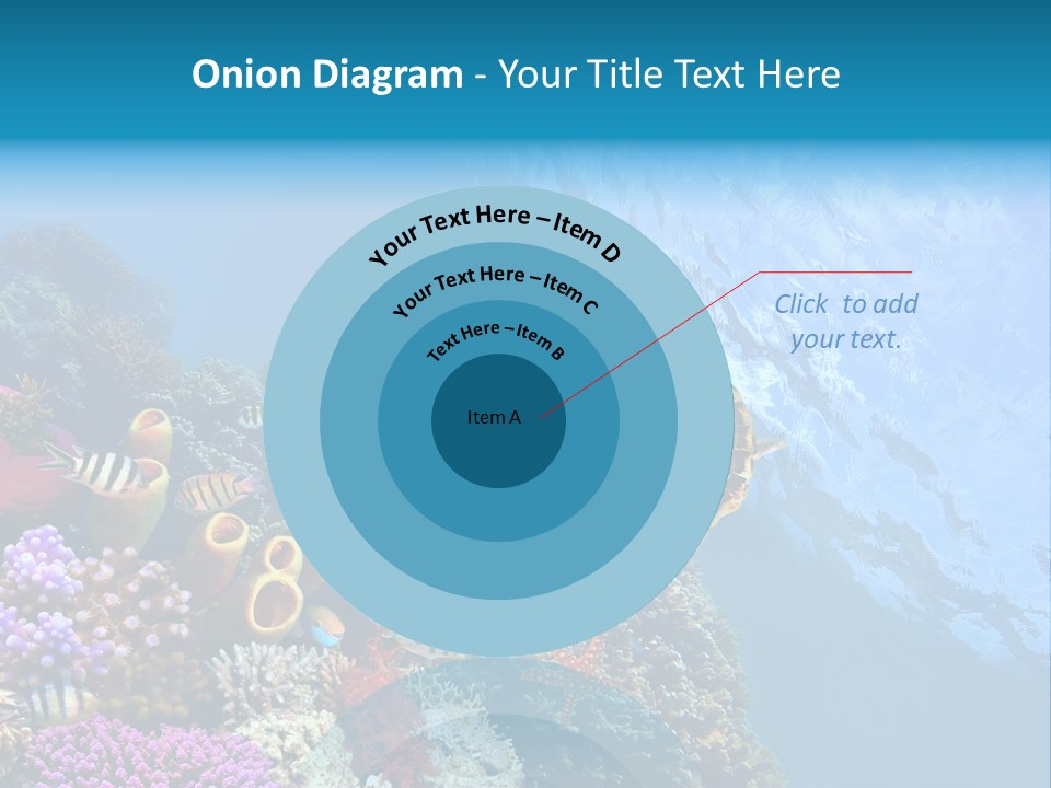 Coral Tropical Holiday PowerPoint Template