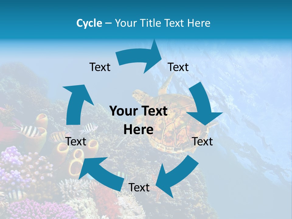 Coral Tropical Holiday PowerPoint Template