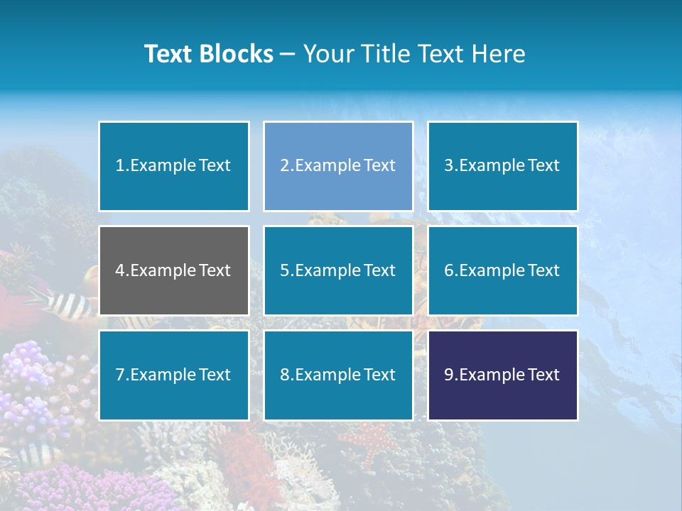 Coral Tropical Holiday PowerPoint Template