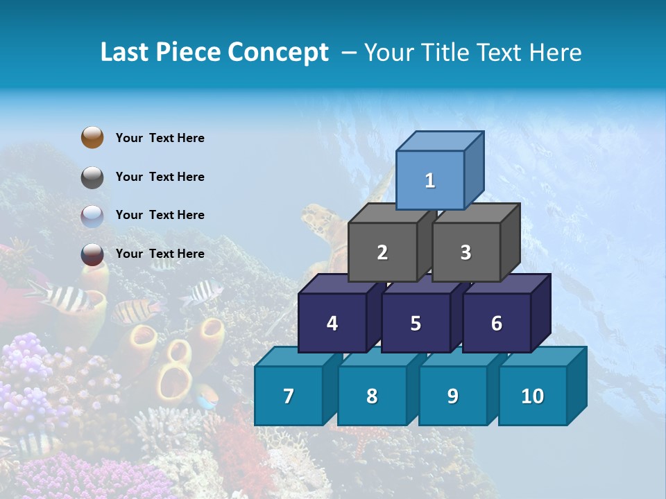 Coral Tropical Holiday PowerPoint Template