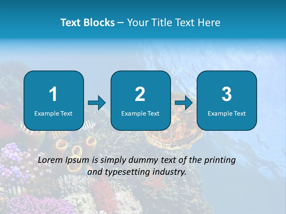 Coral Tropical Holiday PowerPoint Template