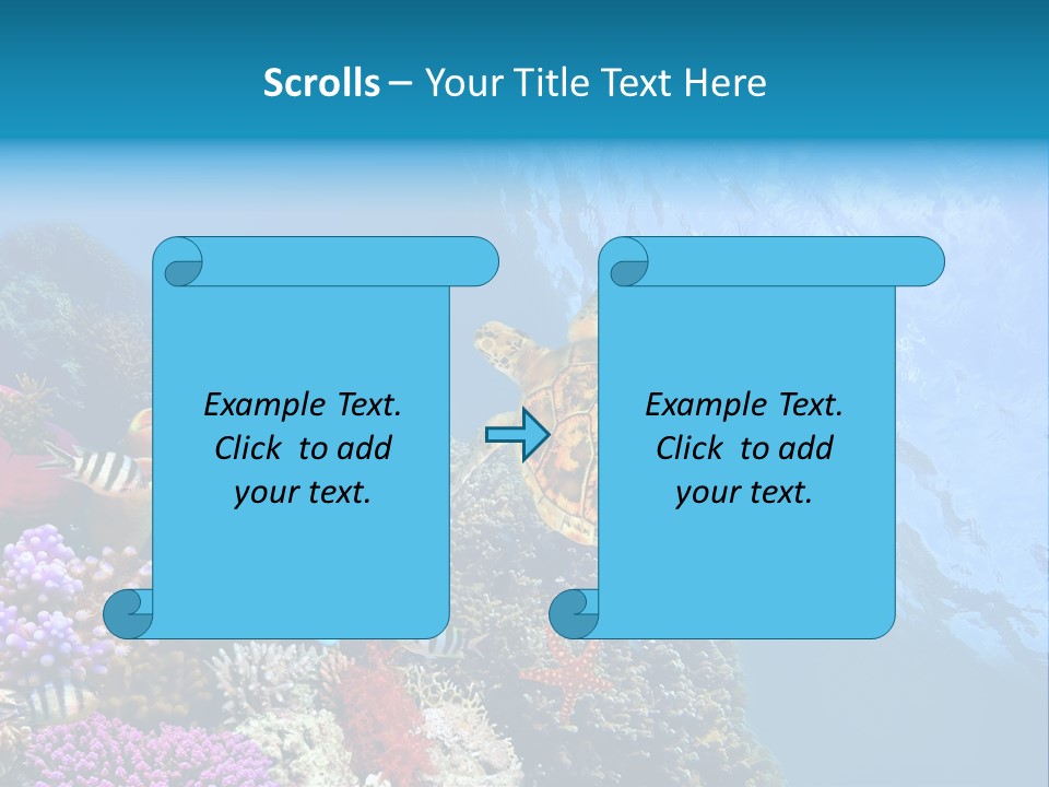 Coral Tropical Holiday PowerPoint Template