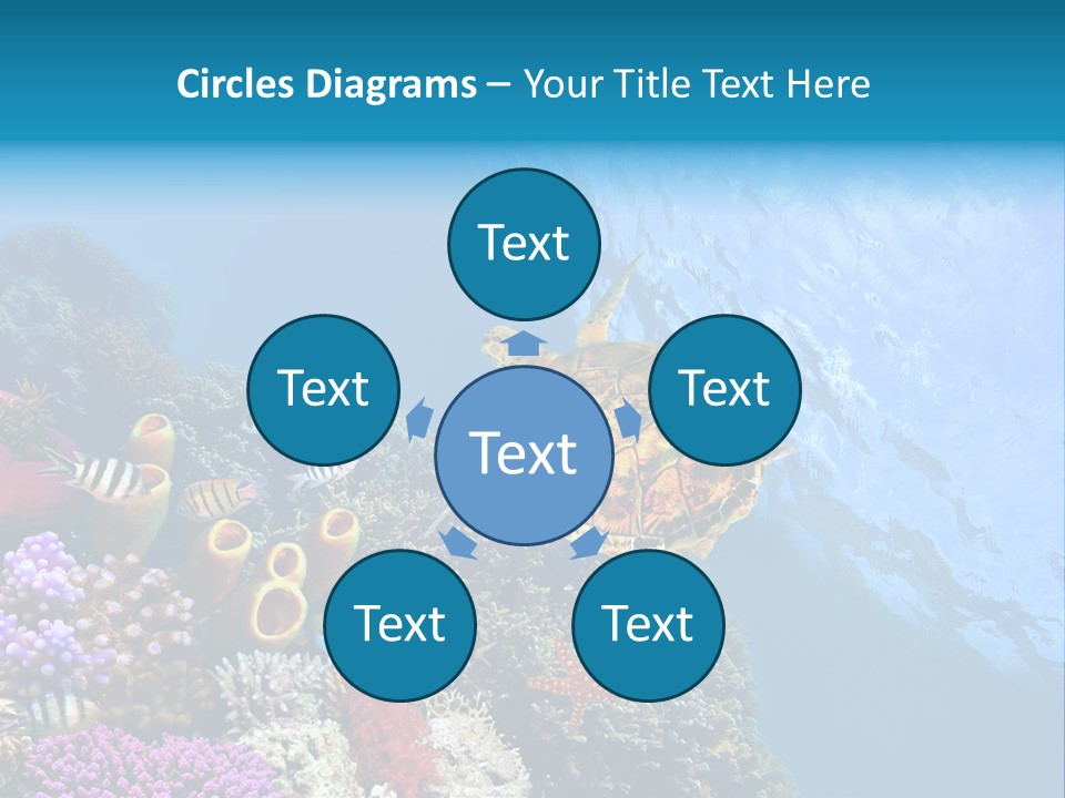 Coral Tropical Holiday PowerPoint Template