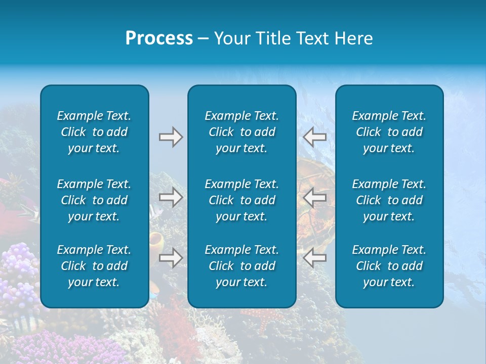 Coral Tropical Holiday PowerPoint Template