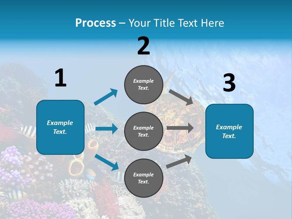 Coral Tropical Holiday PowerPoint Template