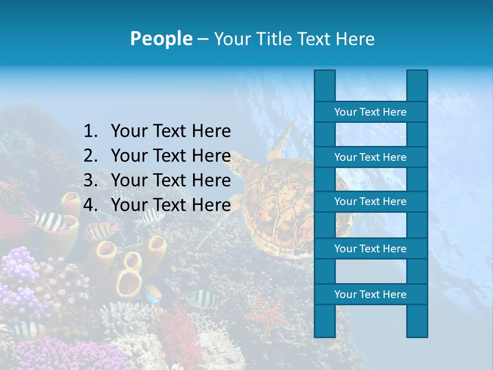 Coral Tropical Holiday PowerPoint Template