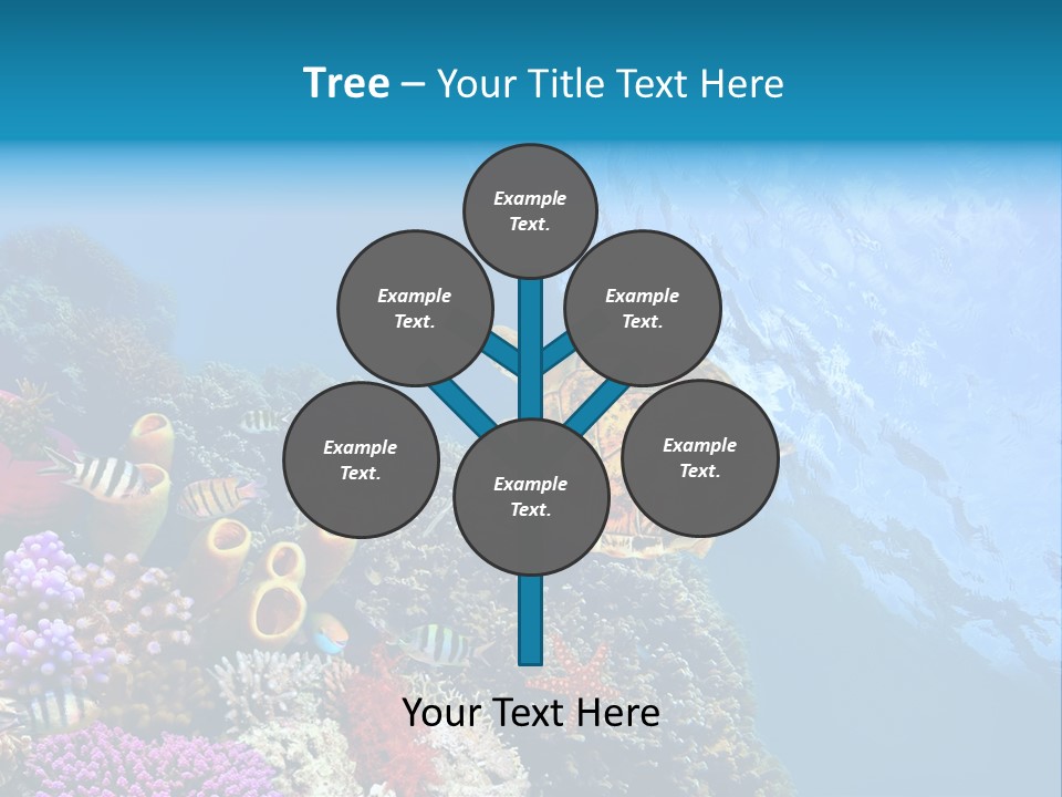 Coral Tropical Holiday PowerPoint Template