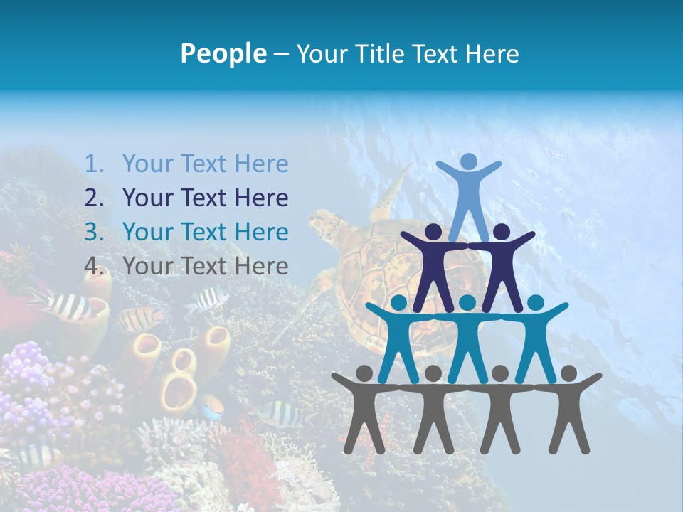 Coral Tropical Holiday PowerPoint Template