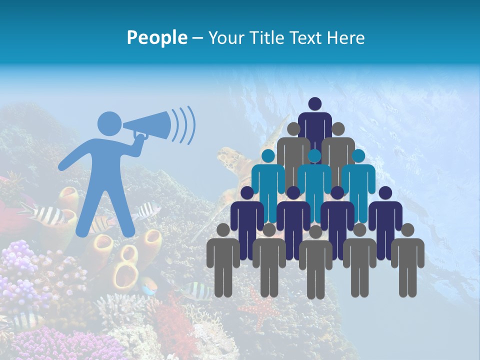 Coral Tropical Holiday PowerPoint Template