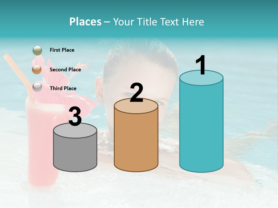 Water Happy Outdoors PowerPoint Template