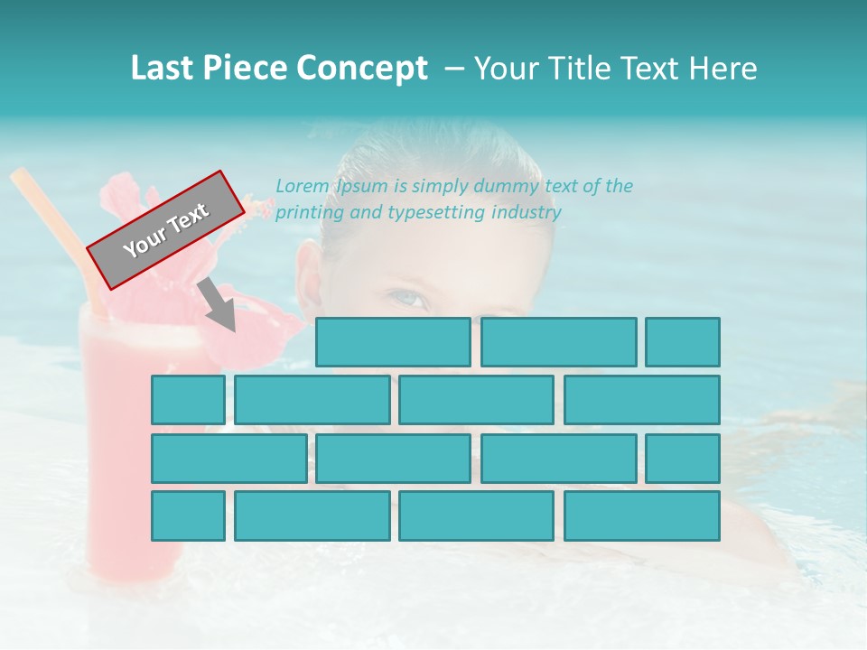 Water Happy Outdoors PowerPoint Template