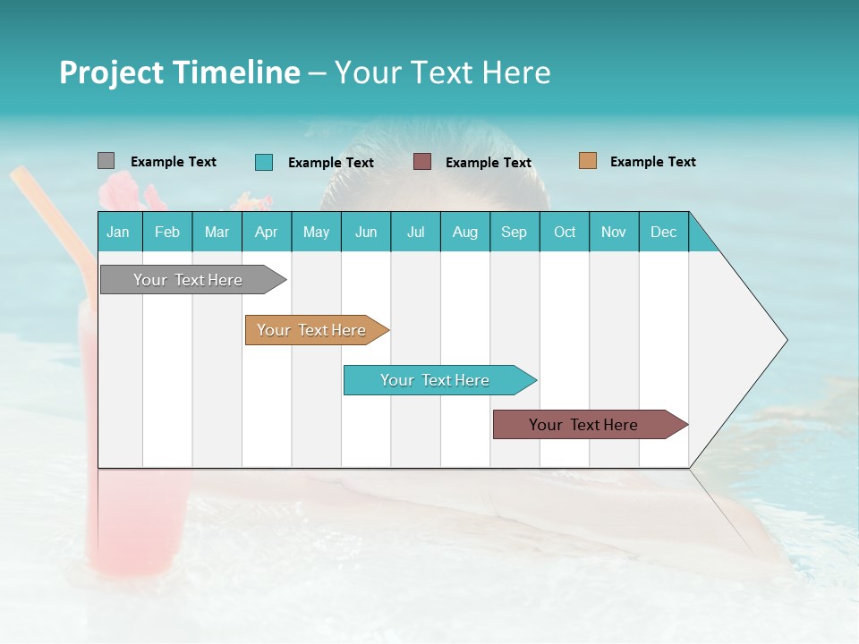Water Happy Outdoors PowerPoint Template