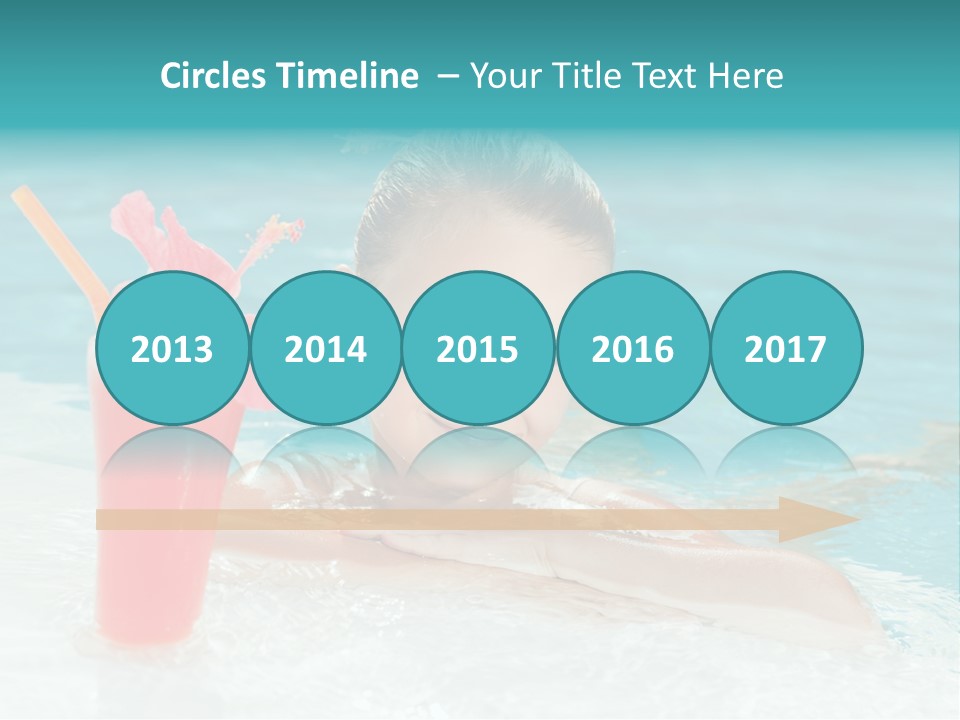 Water Happy Outdoors PowerPoint Template