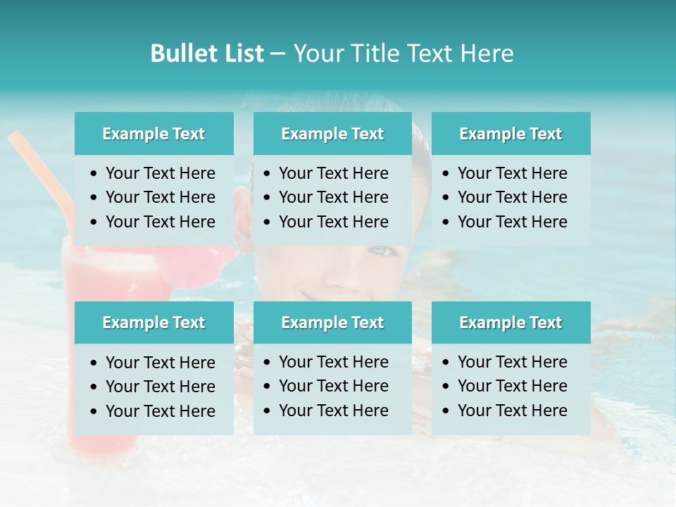 Water Happy Outdoors PowerPoint Template