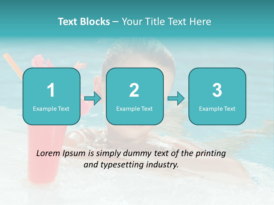 Water Happy Outdoors PowerPoint Template