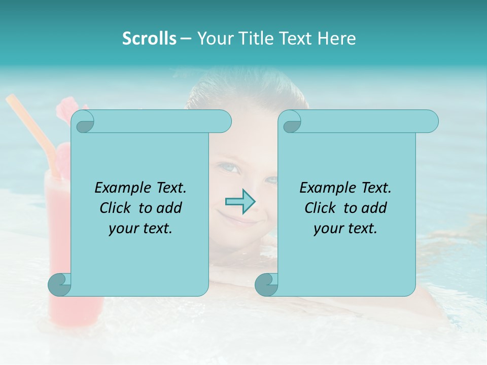 Water Happy Outdoors PowerPoint Template