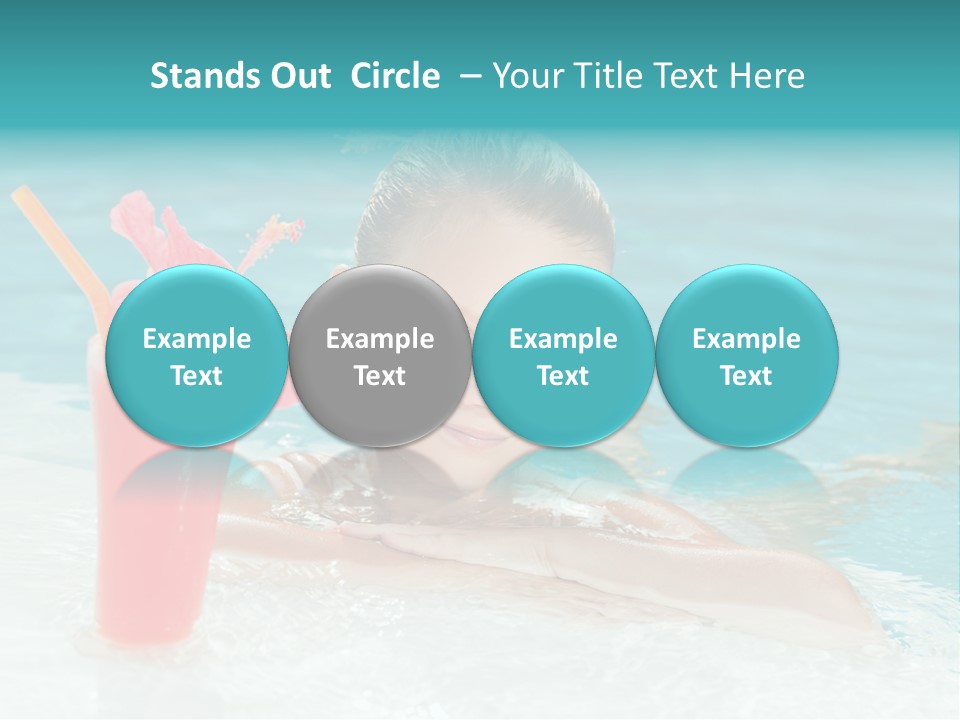 Water Happy Outdoors PowerPoint Template