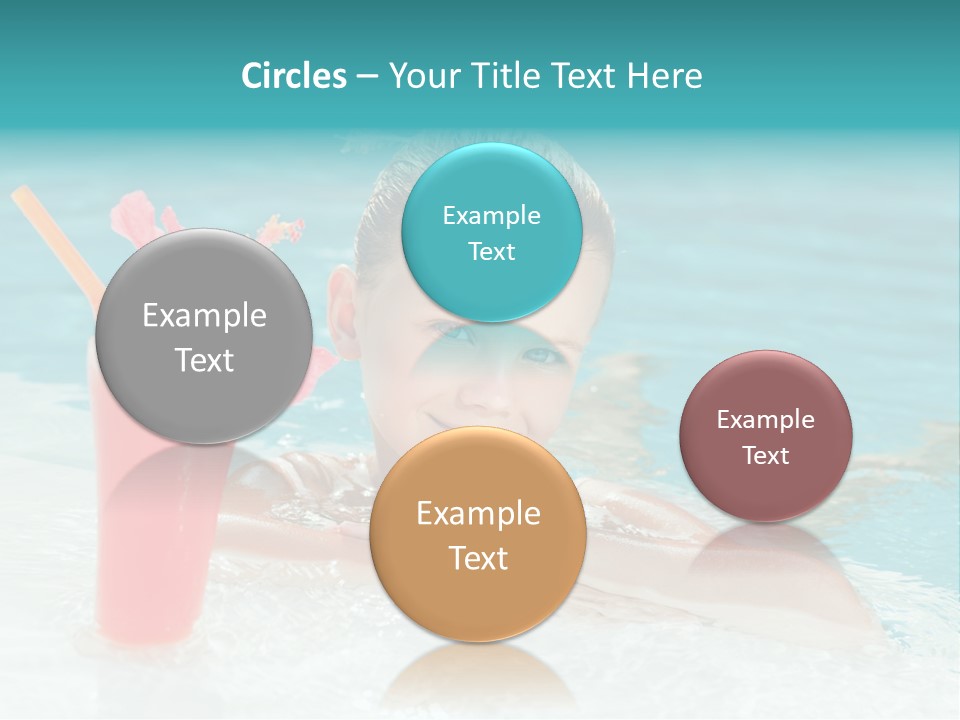 Water Happy Outdoors PowerPoint Template