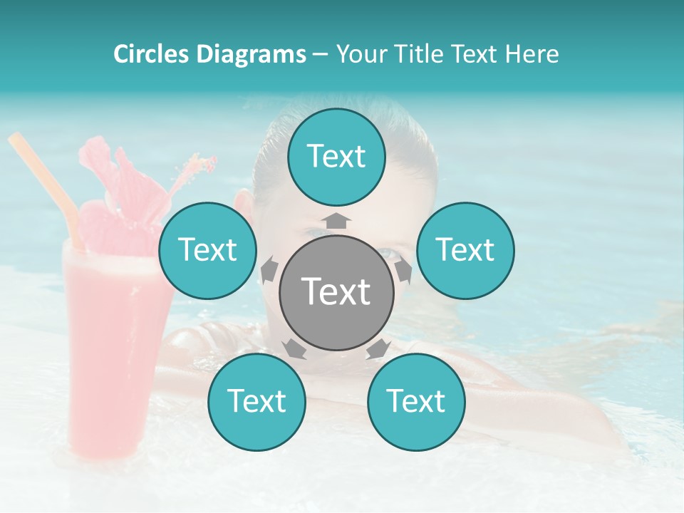 Water Happy Outdoors PowerPoint Template