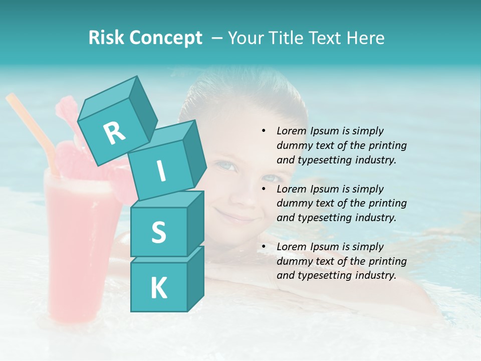 Water Happy Outdoors PowerPoint Template