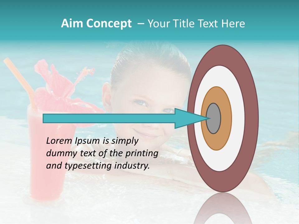 Water Happy Outdoors PowerPoint Template