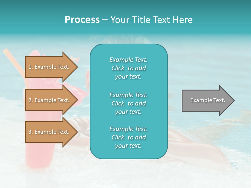 Water Happy Outdoors PowerPoint Template