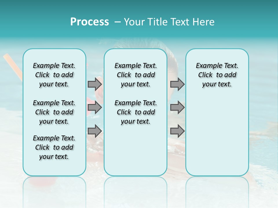 Water Happy Outdoors PowerPoint Template