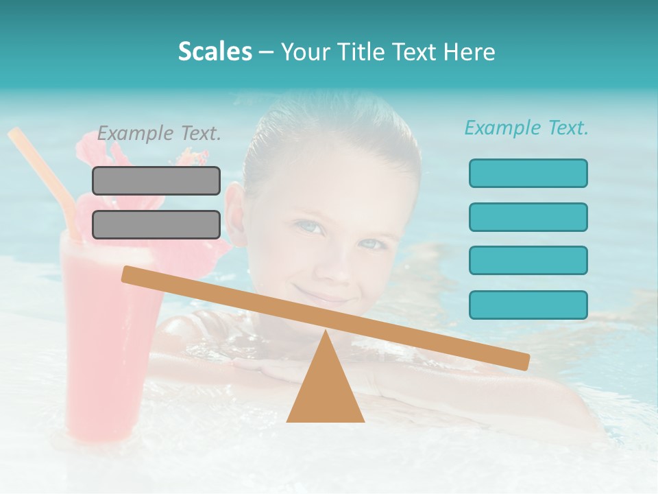 Water Happy Outdoors PowerPoint Template