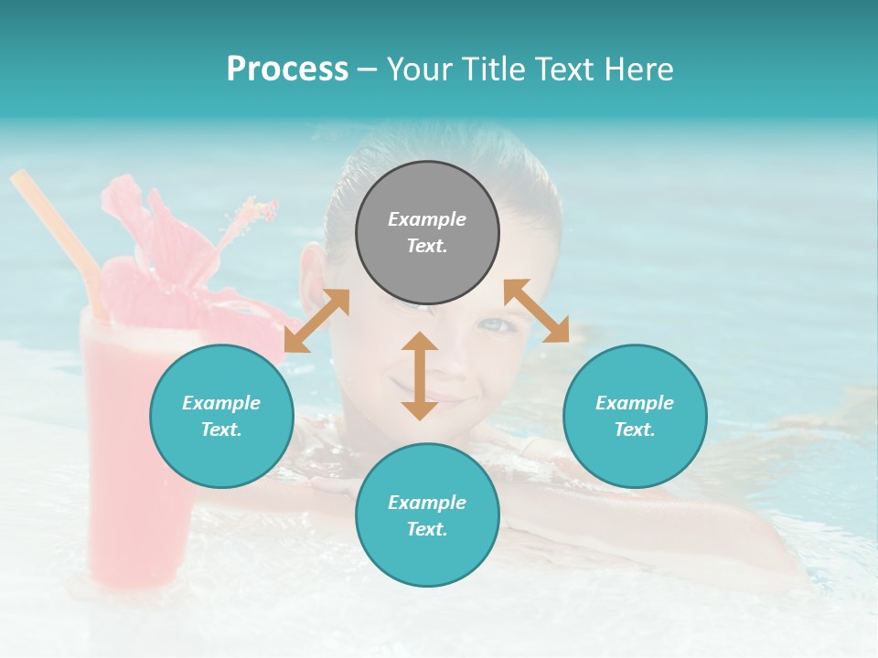 Water Happy Outdoors PowerPoint Template