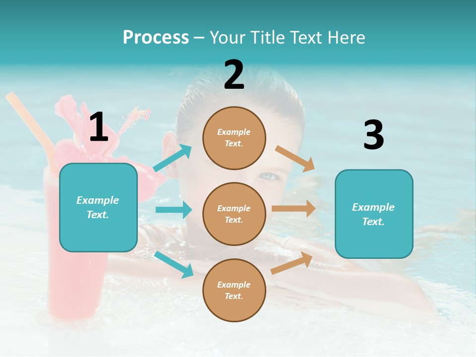 Water Happy Outdoors PowerPoint Template