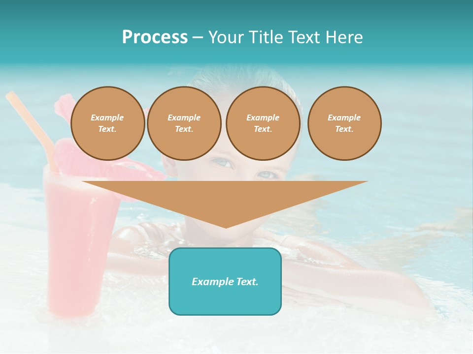 Water Happy Outdoors PowerPoint Template