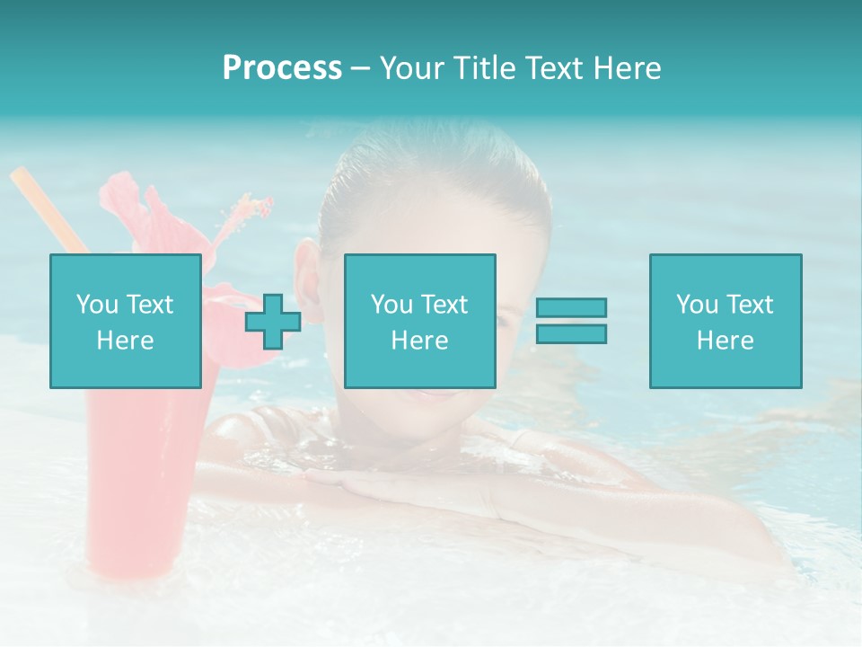 Water Happy Outdoors PowerPoint Template