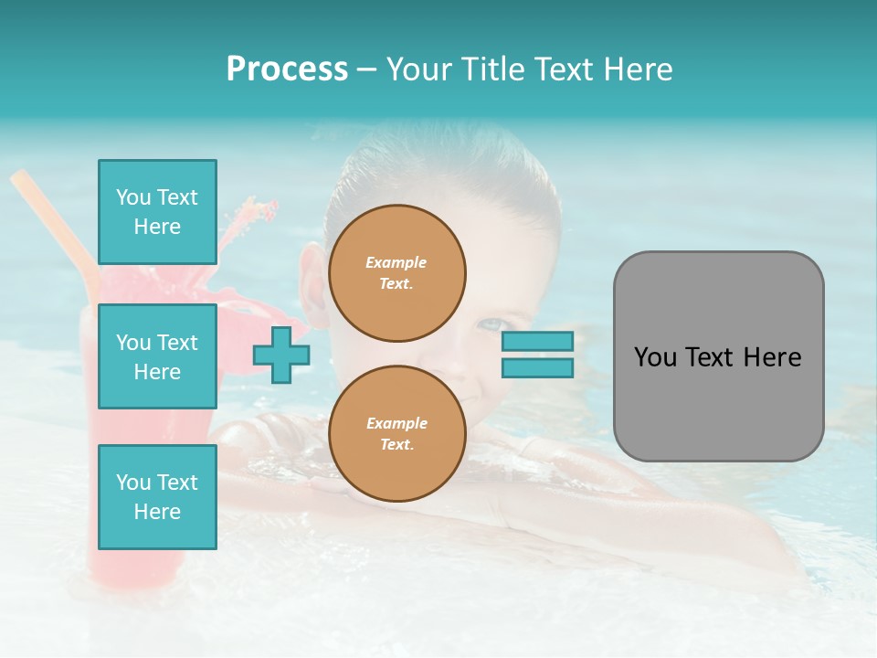 Water Happy Outdoors PowerPoint Template
