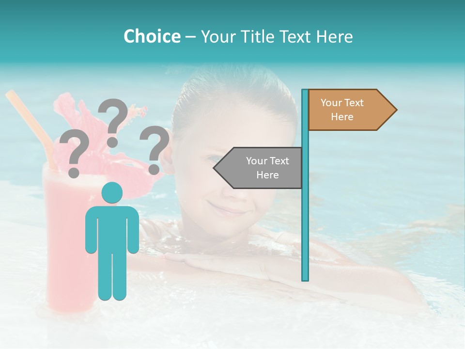 Water Happy Outdoors PowerPoint Template