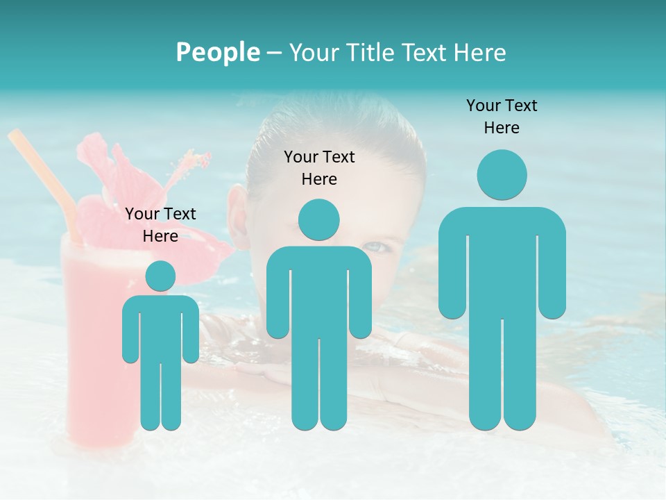 Water Happy Outdoors PowerPoint Template